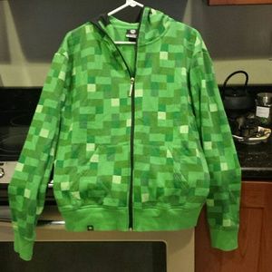 Sold....Minecraft Creeper Sweatshirt
